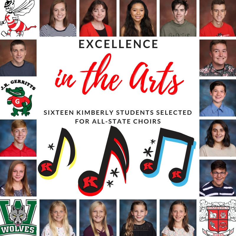Nineteen students selected for All-State Choirs