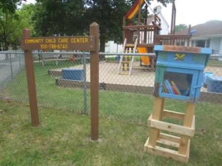 Little Free Library at Community Child Care Center